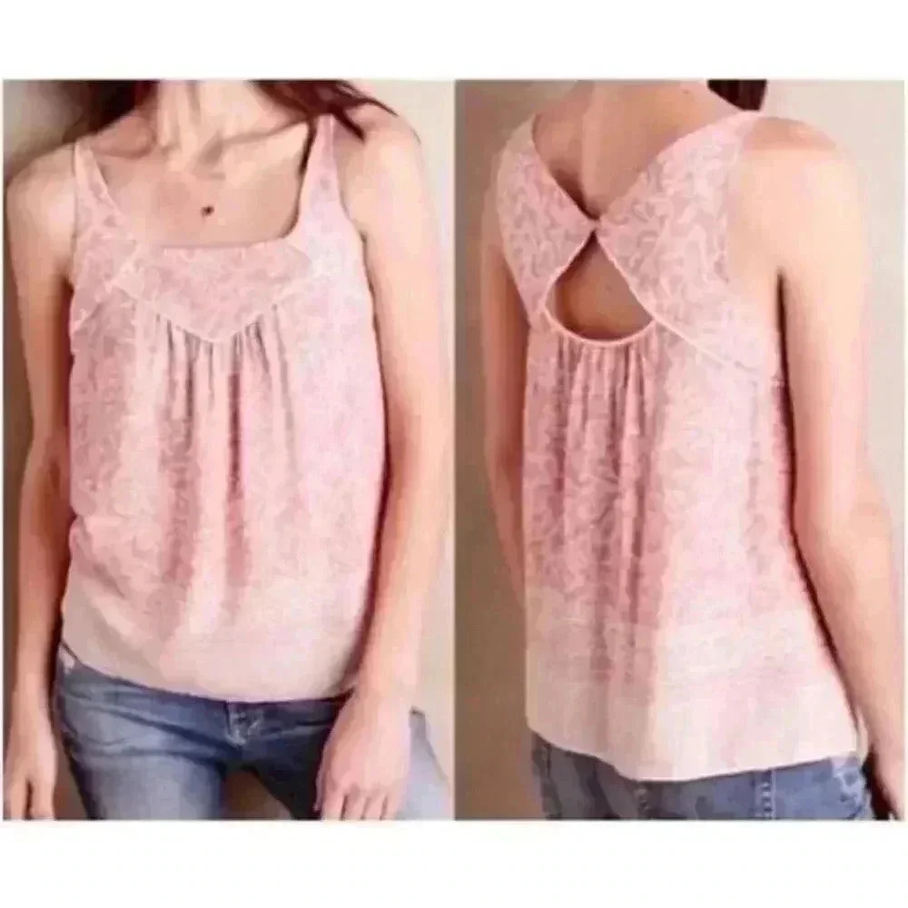 Maeve Mazie Keyhole Tank Blouse